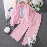 Girls' Striped Clothing Set