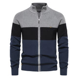 Men’s Cotton Zipper Cardigan Sweater