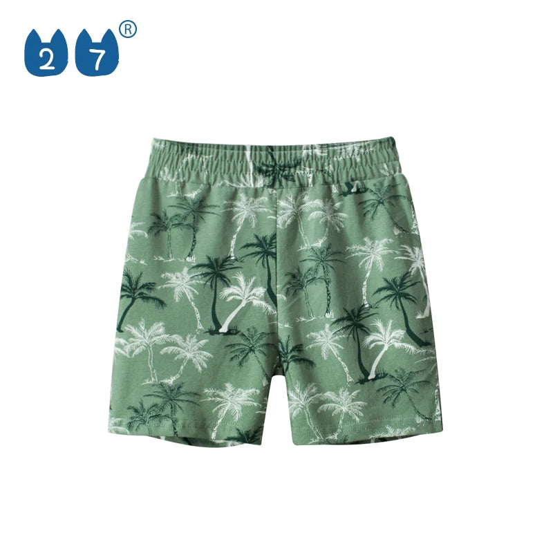 Boys' Elastic Waist Beach & Running Shorts