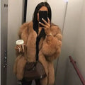Women’s Faux Fur Long Jacket