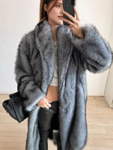 Women’s Eco-Friendly Faux Fur Coat