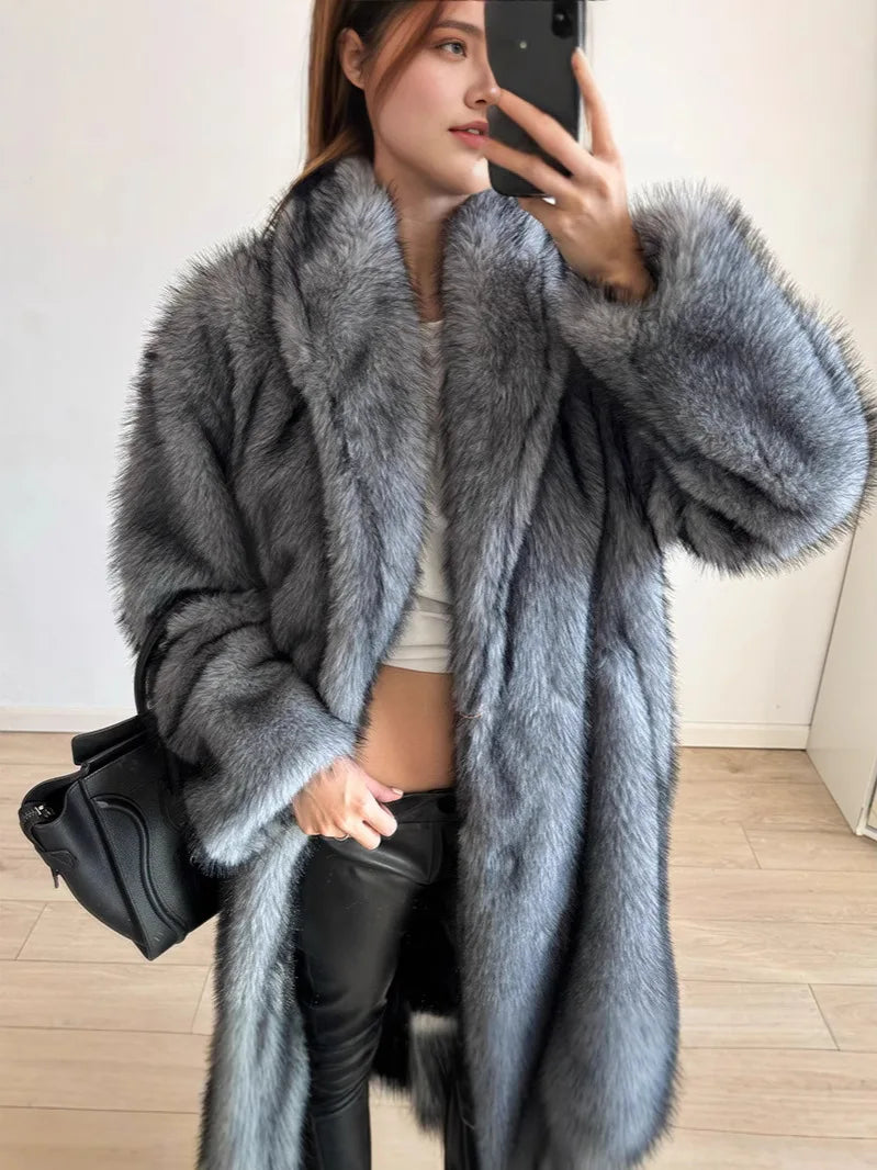 Women’s Eco-Friendly Faux Fur Coat