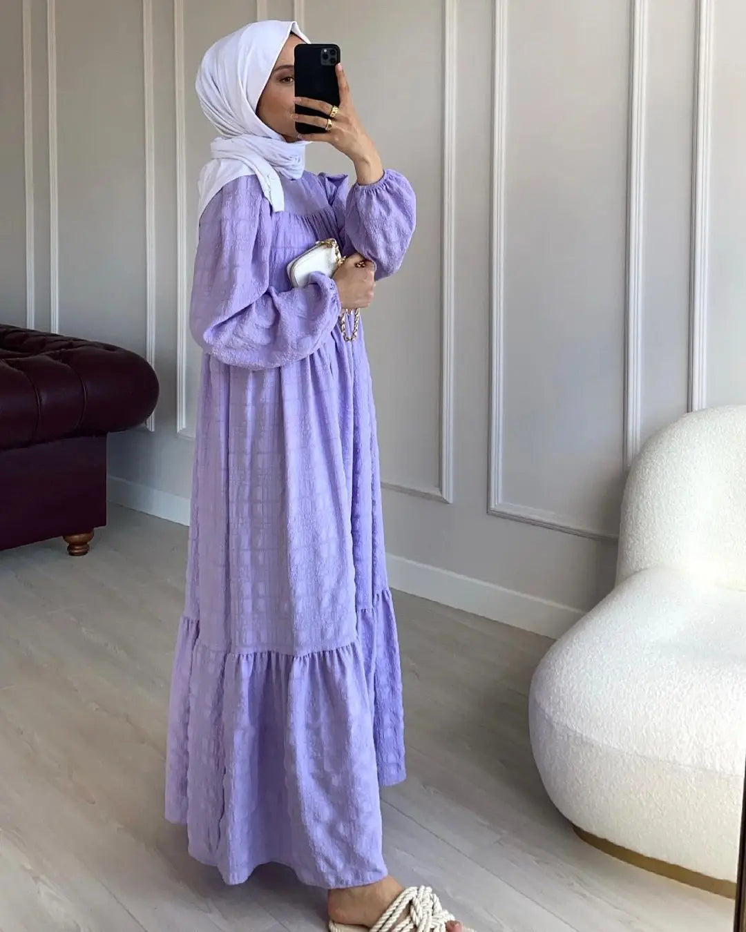 Loose Long Abaya Dress