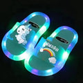 Luminous Unicorn LED Light-Up Slippers