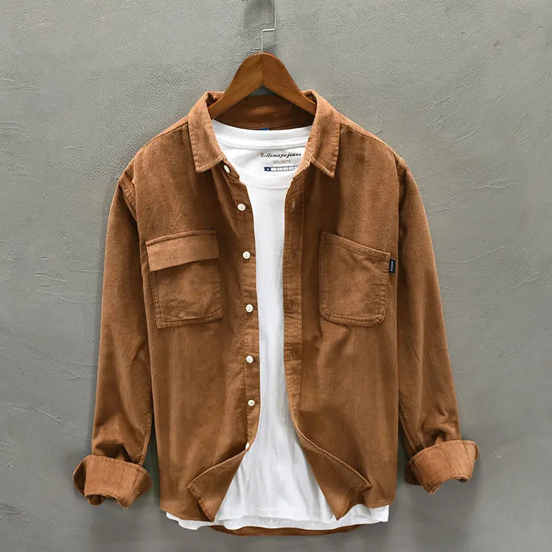 Men's Cargo Jacket Casual  for autumn season