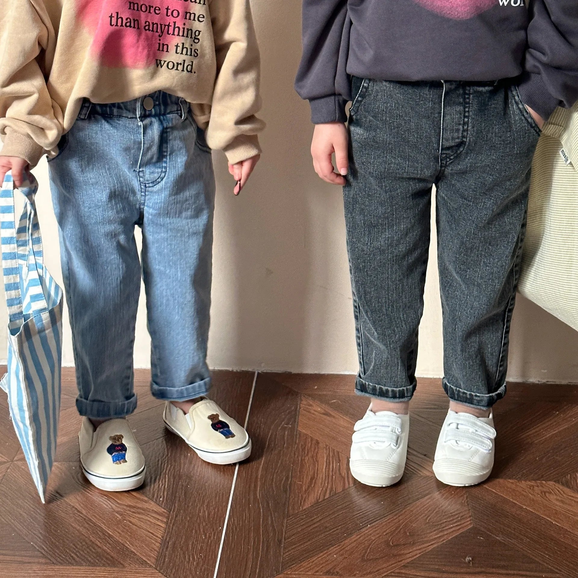 Boys & Girls Pipe Jeans