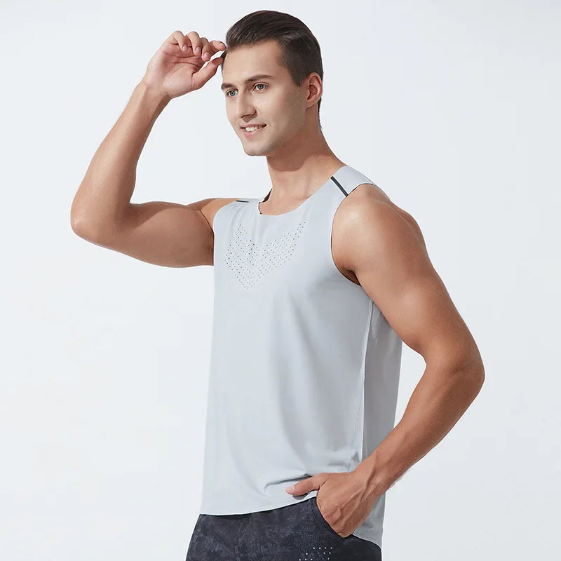 Men's Gym Stringer Tank Top