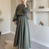 Women’s Modest Two-Piece Skirt Set