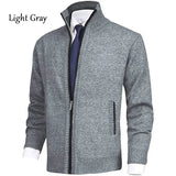 Men Autumn Winter Knitwear Long Sleeve Turtleneck Zipper Neck for winter season