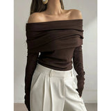 Women’s Slim-Fit Long-Sleeve Viscose T-Shirt