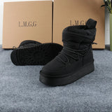 Women’s Waterproof Warm Snow Boots with Thick Sole