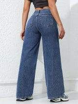 Women's Wide Leg Jeans Light Color
