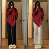 Women Turtleneck Sweater  Loose Pullover Sweater for winter season