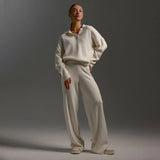 Women’s Two-Piece Knitted Pullover Set
