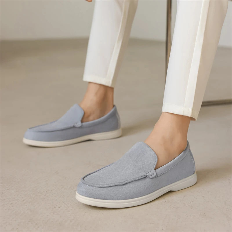 Men's Stylish Suede Loafers with Anti-Slip Comfort