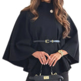 Women’s Woolen Stand-Collar Top