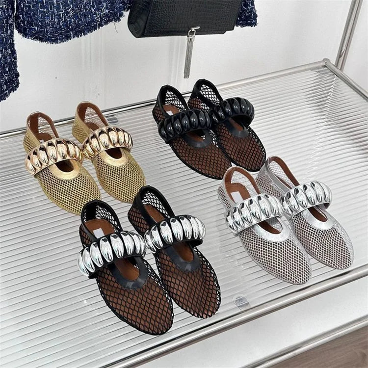 Women’s Buckle Flat Shoes