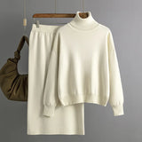 Women’s Turtleneck Sweater Dress Set