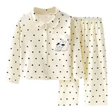 Children’s Casual Velvet Pajamas Set