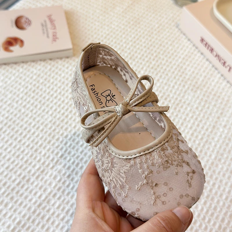 Girls’ Mesh Slip-On Velcro Sandals