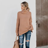 Women’s Long-Sleeve Turtleneck Knit Sweater