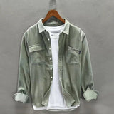 Men's Cargo Jacket Casual  for autumn season