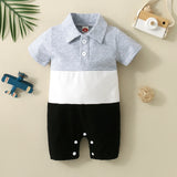 Summer Short-Sleeve Romper for Newborns