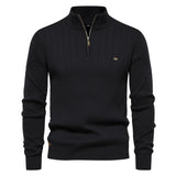 Men’s Half Zip Knit Pullover Sweater