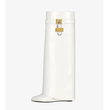 Women’s Black Knee-High Leather Boots