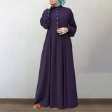 Plus Size Long Abaya Dress