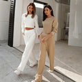 Women’s Knitted Sweatpants Set
