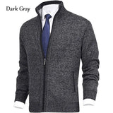 Men Autumn Winter Knitwear Long Sleeve Turtleneck Zipper Neck for winter season