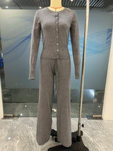 Women’s Casual Knitted Three-Piece Set