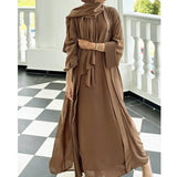 3-Piece Chiffon Abaya Set