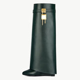 Women’s Black Knee-High Leather Boots
