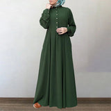 Plus Size Long Abaya Dress