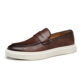 Men’s Slip-On PU Leather Shoes