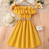 Knee-Length Summer Dress for Girls