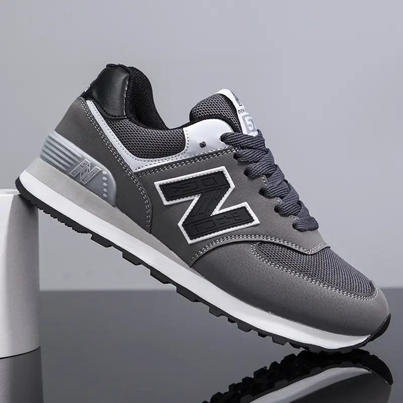 Unisex Comfortable Leather Sports Shoes with Waterproof Grip