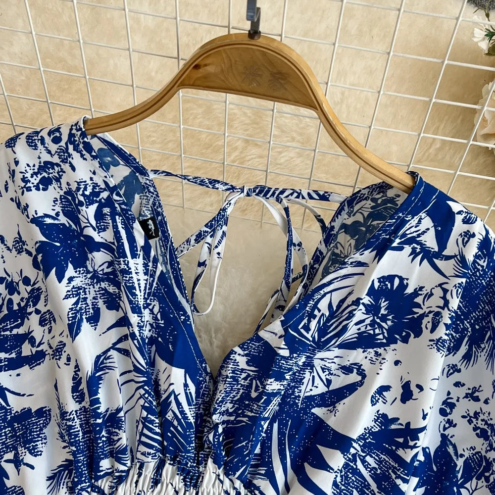 Floral Chiffon Jumpsuit