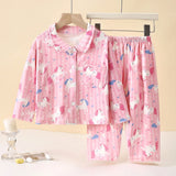 Children’s Casual Velvet Pajamas Set