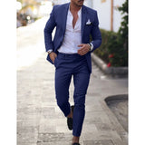 Men’s Plus-Size 2-Piece Suit Set