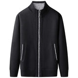 Men Autumn Winter Knitwear Long Sleeve Turtleneck Zipper Neck for winter season
