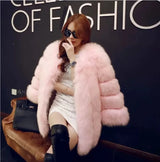 Women’s Faux Fur Long Jacket
