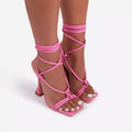 Women's Lace-Up Stiletto Heels