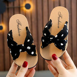 Bow Princess Flat Slippers for Girls