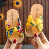 Bow Princess Flat Slippers for Girls