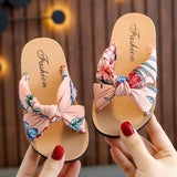 Bow Princess Flat Slippers for Girls