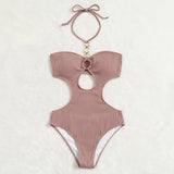 Backless One-Piece Bikini