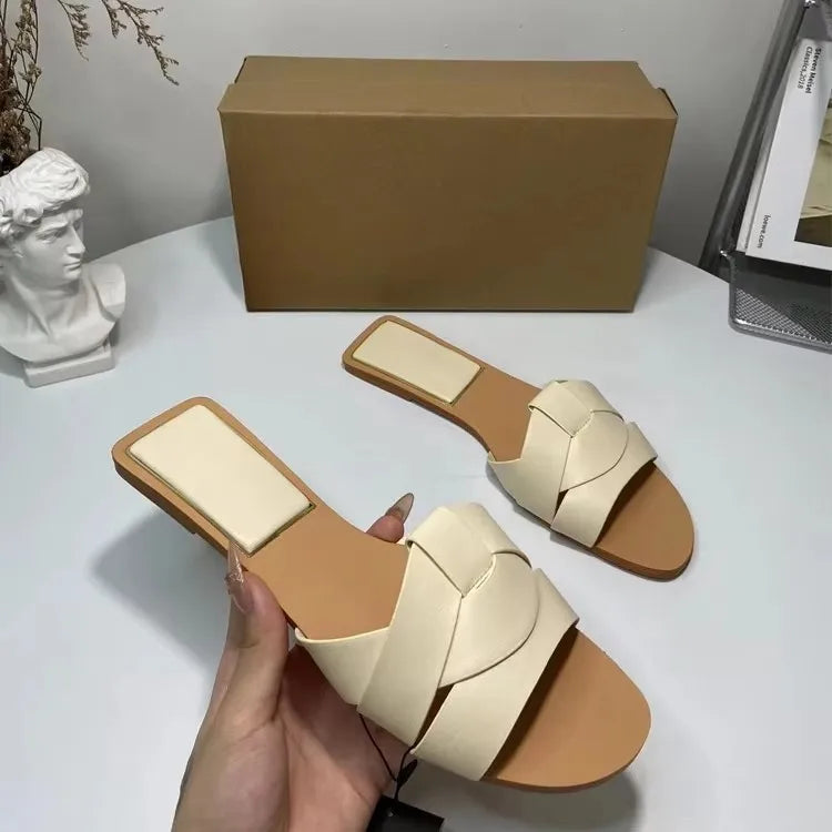 Women's Square Toe Office Slippers